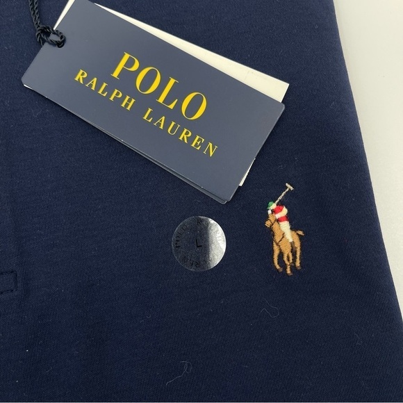Polo Ralph Lauren Men's Size Large Classic Fit Dark Blue  Polo Shirt NWT - Picture 10 of 10